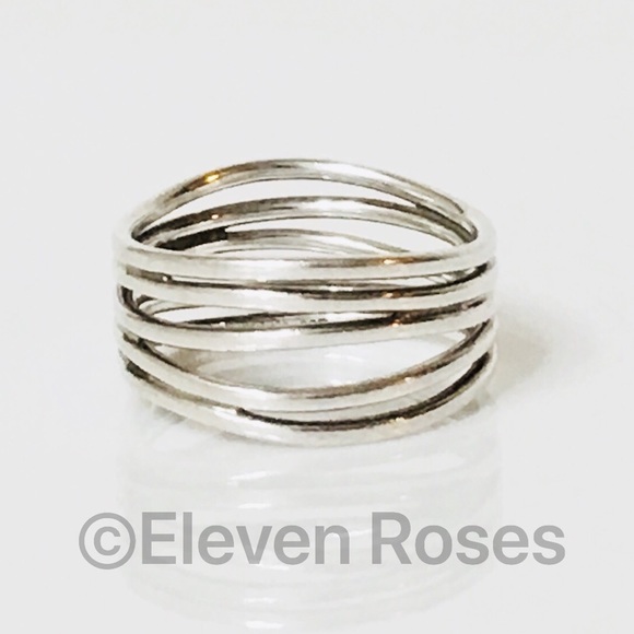 Tiffany & Co. Elsa Peretti Wave 5 Row Ring - Picture 8 of 8